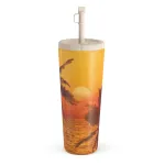 Golden Sky - Travel Mug, 700 ml / Straw