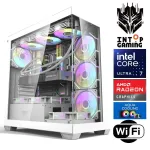 INTOP AQUA Ultra 7 265KF 16GB DDR5 1TB SSD M.2 NVME+2TB RX9060XT 16GB WiFi no-OS