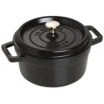 Cast iron round pot Staub - Black, 2.2 ltr