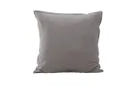 Ronja padjakate pestud puuvill - hall 60x60