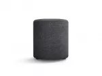 Boucle Pouf, "Dia", 1 Seat, 40x40x45, Dark Grey