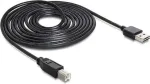 "Delock kaabel EASY-USB 2.0 t&uuml;&uuml;p A pistik > USB 2.0 t&uuml;&uuml;p B pistik, 3 m, must"
