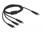 "Delock USB laadimiskaabel 3-in-1 USB Type-C&trade; Lightning&trade; / Micro USB / USB Type-C&trade;, 1 m"