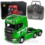 &bdquo;Scania&ldquo; veok koos haagisega, kaugjuhtimisega RC-mudel &bdquo;Huina&ldquo;, roheline, 1:18