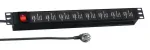 EFB Elektronik EK631USB.1 elektriv&otilde;rgu pikendusjuhe 3 m, siseruumidele, must