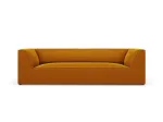 Velvet Sofa, "Siena", 3 Seats, 232x92x69 Made in Europe
