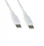 &bdquo;Baseus&ldquo; USB-C &ndash; USB-C-kaabel, 0,25 m, valge (CHAR-CC-0.25M-100W)