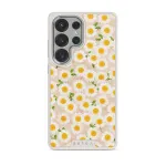 Pure Bliss - Daisy Samsung Galaxy S25 Ultra Case, Elite Light (Magnetic) / Silver