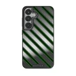 Wrapped - Samsung Galaxy S25 Case, Elite Mirror Dark (Magnetic) / Silver