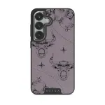 Taurus - Samsung Galaxy S25 Plus Case, Elite Dark (Magnetic) / Silver / Purple