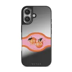 Zesty - iPhone 16 Case, Elite Mirror Dark (MagSafe) / Silver