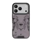 Aquarius - iPhone 17 Pro Case, Elite Dark (MagSafe) / Silver / Purple
