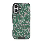 Hawaiian Breeze - iPhone 17 Case, Elite Dark (MagSafe) / Silver