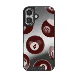 Cue - iPhone 16 Case, Elite Mirror Dark (MagSafe) / Silver
