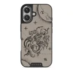 Virgo - iPhone 16 Case, Elite Dark (MagSafe) / Silver / Nude