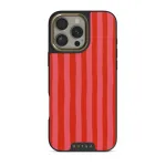 Pomegranate - iPhone 16 Pro Case, Elite Dark (MagSafe) / Gold