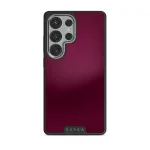 Dark Cherry - Samsung Galaxy S25 Ultra Case, Elite Dark (Magnetic) / Silver