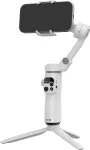 Mobiiltelefoni stabilisaator &ndash; Zhiyun Smooth Q5 Ultra 215 mm pikendustoru, eemaldatav kaugjuhtimispult, lisavalgusti, 13,5-tunnine aku