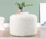 Pouffe Hanah Home Skylee, valge, 39 x 54