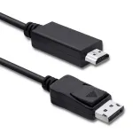 Qoltec 50441 DisplayPort v1.1 mees | HDMI isane | 4K | 2 aastat