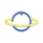 Forever Light dekoratiivne LED-neonvalgusti &bdquo;Saturn&ldquo;