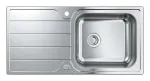 Grohe valamu &ndash; K500 automaatse &auml;ravoolumehhanismiga, 100&times;50 cm, lihvitud roostevabast terasest 31563SD1