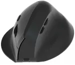 "Equip ergonoomiline hiir DM 2.4GHz + BT 6 nuppu, paremak&auml;eline, must"