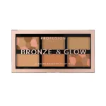 Profusion Cosmetics, Bronze & Glow, Matte & Contouring, Blush Highlighter Palette, 15.6 g