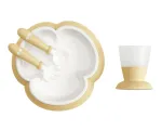 BabyBj&ouml;rn Feeding s&ouml;&ouml;gin&otilde;ude komplekt, kollane
