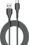 25 W USB-A/USB-C kaabel, 2 m, must