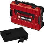 Einhell System case E-Case SF incl. grid foam, tool box (black/red, wi