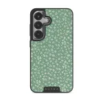 Lush Meadows - Floral Samsung Galaxy S25 Case, Elite Dark (Magnetic) / Silver