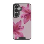 Fragile Beauty - Samsung Galaxy S25 Case, Elite Dark (Magnetic) / Silver
