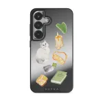 Soft Era - Samsung Galaxy S25 Case, Elite Mirror Dark (Magnetic) / Silver
