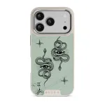 Gemini - iPhone 17 Pro Case, Elite Light (MagSafe) / Silver / Turquoise