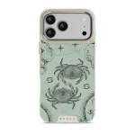 Cancer - iPhone 17 Pro Max Case, Elite Light (MagSafe) / Silver / Turquoise