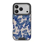 Butterfly Effect - iPhone 17 Pro Case, Elite Dark (MagSafe) / Silver