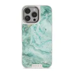 Uluwatu Waves - Teal iPhone 16 Pro Max Case, Elite Light (MagSafe) / Silver