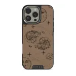 Capricorn - iPhone 16 Pro Max Case, Elite Dark (MagSafe) / Silver / Beige