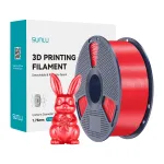 3D-printimise filament &ndash; Sunlu PLA+ Silk 1,75 mm, m&otilde;&otilde;tmet&auml;psus &plusmn;0,02 mm, punane