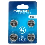 Monetos patarei &ndash; Renata CR2016 3 V, 4 t&uuml;kki