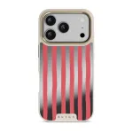Pomegranate - iPhone 17 Pro Case, Elite Mirror Light (MagSafe) / Gold