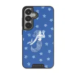 Salty Kiss - Samsung Galaxy S25 Case, Elite Dark (Magnetic) / Silver