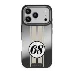 Classic Racing - iPhone 17 Pro Case, Elite Mirror Dark (MagSafe) / Silver