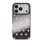 Berry Bliss - iPhone 17 Pro Case, Elite Mirror Dark (MagSafe) / Silver