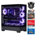 INTOP AQUA Ryzen 5 7500X3D 64GB DDR5 1TB SSD M.2 NVME+2TB RX9060XT 16GB WIN11Pro