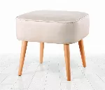 Pouf Hanah Home Moouv, kreem, 45 x 43 x 45