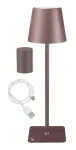 Beper P201UTP113 laetav 2-in-1 laualamp LED-valgustiga, 2 W, 3 valgustusrežiimi, USB-C, IPX4