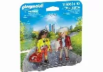 PLAYMOBIL DUOPACKS figuurikomplekt &bdquo;Naisparameedik ja patsient&ldquo;