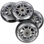 PU 76x24 82A BLACK (4 tk) + ABEC-9 (8 tk) SET NILS EXTREME
